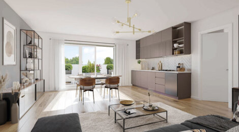 Programme immobilier neuf Les Jardins du Parc - Stains : appartements neufs 2 à 4 pièces à 10 min de Saint-Denis et proche du parc départemental (93240) - Référence : 8962