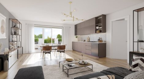 Programme immobilier neuf Les Jardins du Parc - Stains : appartements neufs T2–T4 à 250 m du parc départemental Georges-Valbon (93240) - Référence : 15926