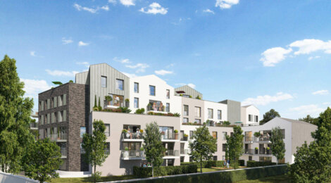 Programme immobilier neuf Les Terrasses du Parc - Stains : Appartements T2–T4 avec loggias, parking souterrain et proximité parc de la Courneuve (93240) - Référence : 14463