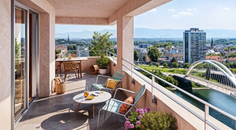 Programme immobilier neuf LES ESCALES DU RHIN - Strasbourg à quelques  minutes du centre-ville (67000) - Référence : 15914