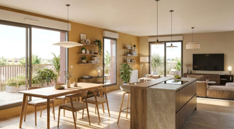 Programme immobilier neuf LE SCHLUTHFELD - Strasbourg appartements avec terrasses au cœur de Neudorf (67000) - Référence : 17752
