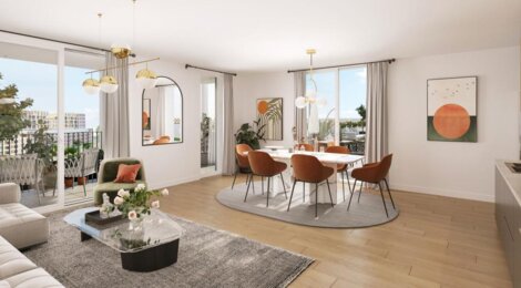 Programme immobilier neuf Le Cœur Du Rhin - Phase 1 - Strasbourg : appartements neufs du studio au 4 pièces au pied du Bassin Vauban (67000) - Référence : 15352