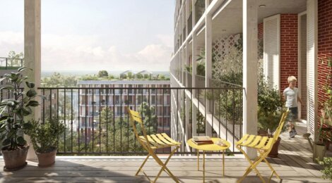 Programme immobilier neuf Le Cœur Du Rhin - Phase 1 - Strasbourg : appartements neufs du studio au 4 pièces au pied du Bassin Vauban (67000) - Référence : 15352
