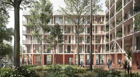 Programme immobilier neuf Le Cœur Du Rhin - Phase 1 - Strasbourg : appartements neufs du studio au 4 pièces au pied du Bassin Vauban (67000) - Référence : 15352