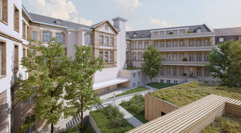 Programme immobilier neuf : Hôtel d'Esther / CGP - Strasbourg : appartements rénovés du studio au T4 face à la Place d’Haguenau (67000) - Référence : 15821