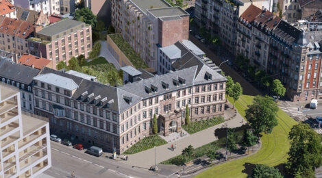 Programme immobilier neuf : Hôtel d'Esther / CGP - Strasbourg : appartements rénovés du studio au T4 face à la Place d’Haguenau (67000) - Référence : 15821
