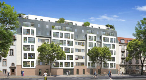 Programme immobilier neuf Nouvel Art - Strasbourg : Appartements studio–T5 avec terrasses, parking sécurisé et proximité gare (67000) - Référence : 7133