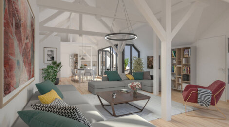 Programme immobilier neuf OSTEL SAINTE ODILE - Strasbourg : Appartements T2–T4 avec terrasses, jardins et parking sécurisé au cœur du quartier Neudorf (67000) - Référence : 17486