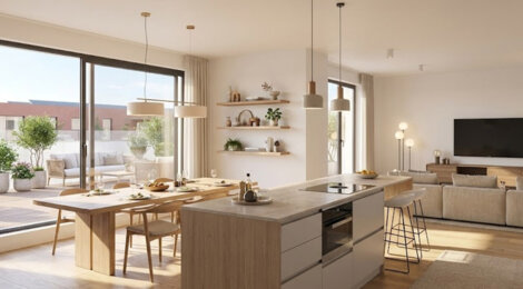Programme immobilier neuf VILLA ROMANA - Strasbourg Koenigshoffen résidence moderne quartier en renouveau (67000) - Référence : 17206