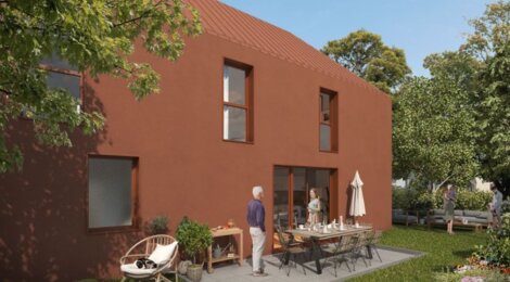 Programme immobilier neuf TERRA ROSSA - Strasbourg, maisons neuves et appartements à 3 min du tramway B Elsau (67000) - Référence : 15912