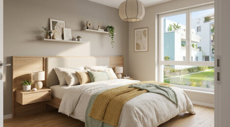 Programme immobilier neuf LE 100 - Strasbourg Neudorf : appartements neufs du 2 au 5 pièces au pied du tramway Schluthfeld (67000) - Référence : 7804