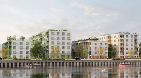 Programme immobilier neuf D'UNE RIVE A L'AUTRE - Strasbourg nouveau quartier proche centre historique (67000) - Référence : 12298