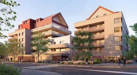 Programme immobilier neuf RESIDENCE EOLE - Strasbourg proche centre ville (67000) - Référence : 16734