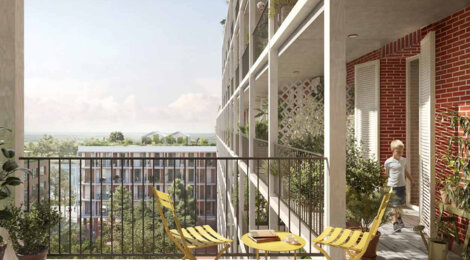 Programme immobilier neuf Le Cœur Du Rhin - Phase 2 - Strasbourg quartier Starlette proche du tramway (67000) - Référence : 16525