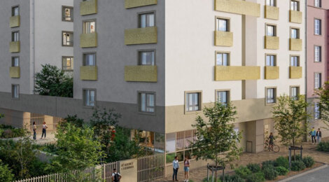 Programme immobilier neuf Nemea Appart'Etud Strasbourg - Strasbourg, résidence étudiante proche à pied du tram F (67000) - Référence : 15915