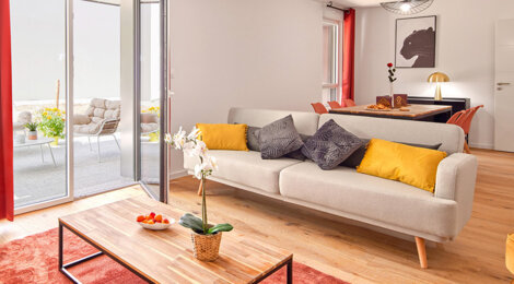 Programme immobilier neuf L'Îlot d'Õ - Strasbourg Robertsau des appartements avec balcon, terrasse ou jardin (67000) - Référence : 17534