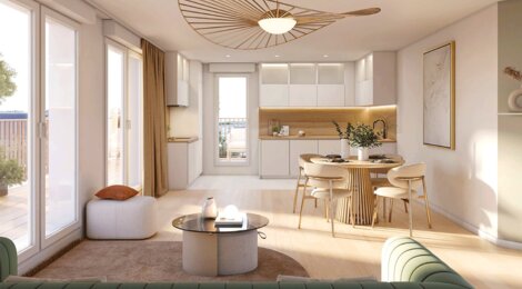 Programme immobilier neuf LA CANOPEE - Suresnes à proximité de la Seine et de La Défense (92150) - Référence : 16536