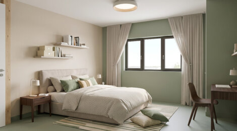 Programme immobilier neuf Les Terrasses de la Médoquine - Talence : Appartements studio–T4 avec terrasses, parking et proximité commodités (33400) - Référence : 6908