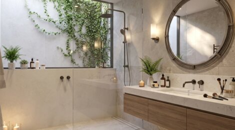 Programme immobilier neuf LA VILLA CLEMATITE - Talence : Appartements T2–T4 avec baies vitrées, loggias et façades végétalisées proche des transports (33400) - Référence : 12953