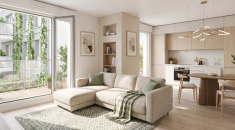 Programme immobilier neuf Green Falls - Talence : Appartements T2–T4 et villas T4–T5 avec terrasses, jardins privatifs et proximité Campus (33400) - Référence : 6992