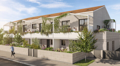 Programme immobilier neuf L'Admiral - TALENCE (33) - Appartements - Talence : Maisons T3–T5 avec tuiles canal, terrasses et proximité Tram B proche de Bordeaux (33400) - Référence : 14487