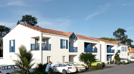 Programme immobilier neuf LE BEAUPRÉ - Talmont Saint Hilaire Bourgenay proche port et plage résidence moderne (85440) - Référence : 17219