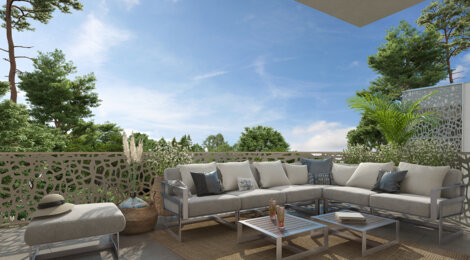 Programme immobilier neuf OZENA - Tarnos, appartements neufs et villas duplex à 15 min de Bayonne et des plages (40220) - Référence : 10906