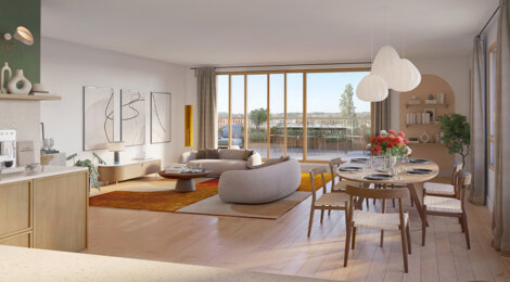 Programme immobilier neuf LE 1827 - Tassin-la-Demi-Lune : appartements neufs 2 à 5 pièces à 5 min de la gare routière (69160) - Référence : 16002