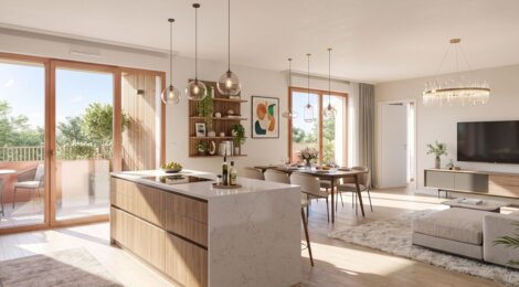 Programme immobilier neuf LE 1827 - Tassin-la-Demi-Lune : appartements neufs 2 à 5 pièces à 5 min de la gare routière (69160) - Référence : 16002