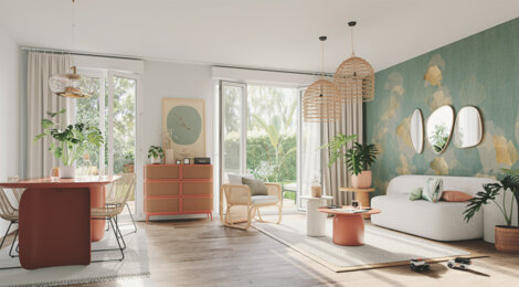 Programme immobilier neuf JARDIN ROMANTIQUE - Taverny centre-ville à moins de 10 min à pied du Transilien H (95150) - Référence : 12530