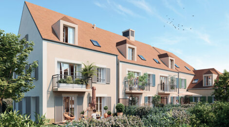 Programme immobilier neuf JARDIN ROMANTIQUE - Taverny centre-ville à moins de 10 min à pied du Transilien H (95150) - Référence : 12530