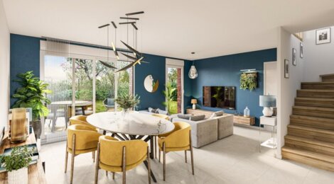 Programme immobilier neuf L'OREE DU BOIS - Templeuve-en-Pévèle : 56 maisons neuves T4–T5 à 10 min de la gare (59242) - Référence : 12303