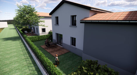 Programme immobilier neuf LE 9 - Ternay maisons neuves proche centre (69360) - Référence : 12438