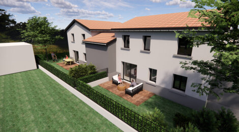 Programme immobilier neuf LE 9 - Ternay maisons neuves proche centre (69360) - Référence : 12438