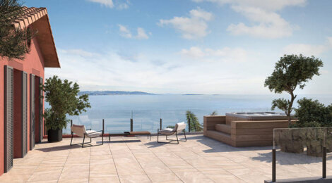 Programme immobilier neuf EDEN BLUE - Théoule-sur-Mer : 5 appartements neufs avec vue mer panoramique et jacuzzi (06590) - Référence : 14362