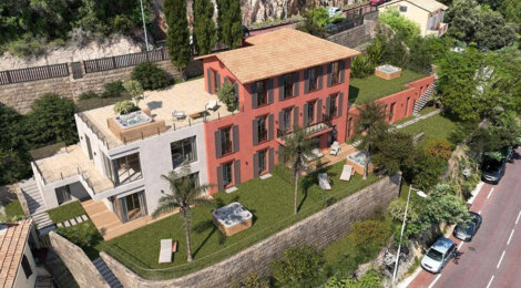 Programme immobilier neuf EDEN BLUE - Théoule-sur-Mer : 5 appartements neufs avec vue mer panoramique et jacuzzi (06590) - Référence : 14362