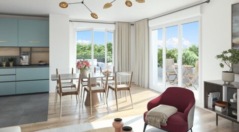 Programme immobilier neuf Les Terrasses Du Parc - Thiais : appartements neufs T2–T5 à 500 m du tramway T7 Bretagne (94320) - Référence : 15904