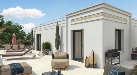 Programme immobilier neuf Les Terrasses Du Parc - Thiais : appartements neufs T2–T5 à 500 m du tramway T7 Bretagne (94320) - Référence : 15904