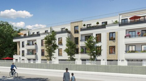 Programme immobilier neuf Les Terrasses Du Parc - Thiais : appartements neufs T2–T5 à 500 m du tramway T7 Bretagne (94320) - Référence : 15904