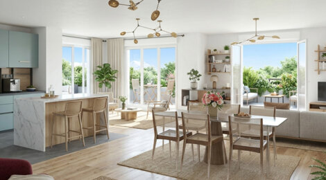Programme immobilier neuf Les Terrasses Du Parc - Thiais : appartements neufs T2–T5 à 500 m du tramway T7 Bretagne (94320) - Référence : 15904