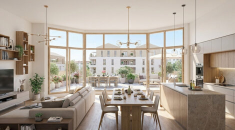 Programme immobilier neuf Résidence SOLSTICE - Thionville résidence contemporaine proche Luxembourg et A31 (57100) - Référence : 18055