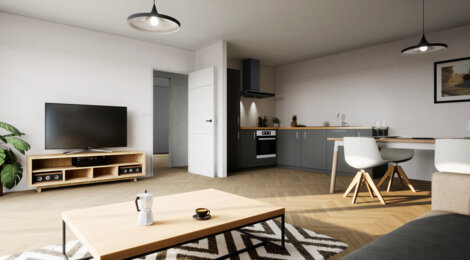 Programme immobilier neuf Ô THÔNES - Thônes : Appartements studio–T3 avec balcons, visiophone et vues montagnes proche du Lac d’Annecy (74230) - Référence : 6590