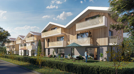 Programme immobilier neuf Ô THÔNES - Thônes : Appartements studio–T3 avec balcons, visiophone et vues montagnes proche du Lac d’Annecy (74230) - Référence : 6590
