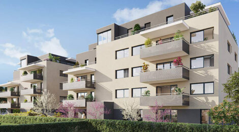 Programme immobilier neuf LES PAVILLONS D'ADELE - Thonon-les-Bains : 29 appartements neufs du 2 au 4 pièces en quartier Grangette (74200) - Référence : 14900