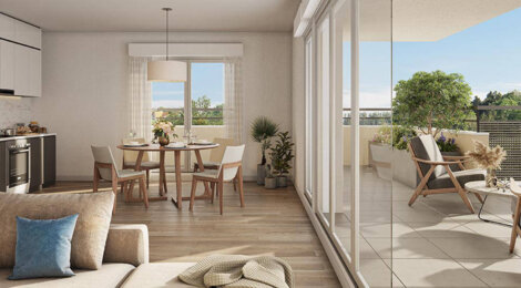 Programme immobilier neuf LES PAVILLONS D'ADELE - Thonon-les-Bains : 29 appartements neufs du 2 au 4 pièces en quartier Grangette (74200) - Référence : 14900