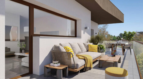 Programme immobilier neuf Le Trio - Thonon-les-Bains : 48 appartements neufs du 2 au 5 pièces à l’entrée de la ville (74200) - Référence : 15013