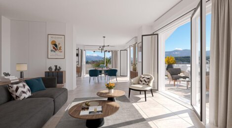 Programme immobilier neuf XIII Concise - Thonon-les-Bains : appartements neufs du 2 au 5 pièces à 10 min du port (74200) - Référence : 15390