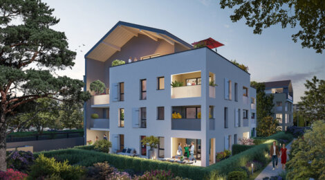 Programme immobilier neuf XIII Concise - Thonon-les-Bains : appartements neufs du 2 au 5 pièces à 10 min du port (74200) - Référence : 15390