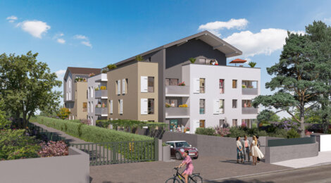 Programme immobilier neuf XIII Concise - Thonon-les-Bains : appartements neufs du 2 au 5 pièces à 10 min du port (74200) - Référence : 15390