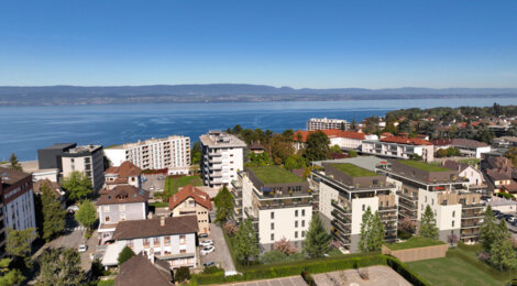 Programme immobilier neuf Le Belvédère du Léman - Thonon-les-Bains : appartements neufs du studio au 5 pièces proche de l’hypercentre et du lac (74200) - Référence : 14953